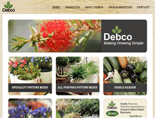 Tablet Screenshot of debco.com.au